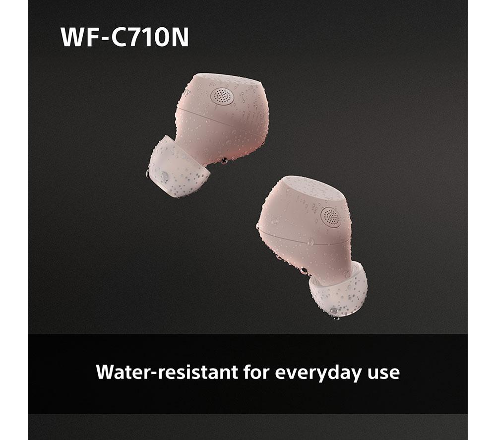 SONY WF-C710N Wireless Bluetooth Noise-Cancelling Earbuds - Pink