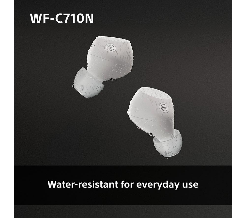 SONY WF-C710N Wireless Bluetooth Noise-Cancelling Earbuds - White