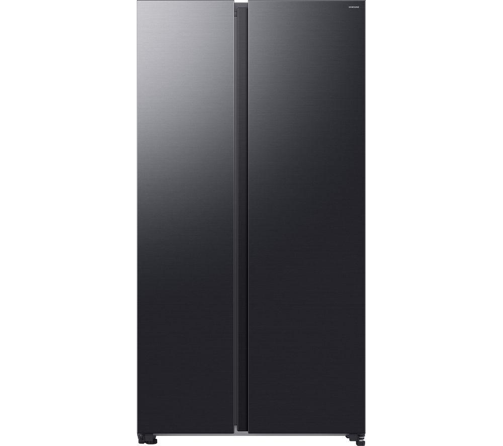SAMSUNG Bespoke AI Series 7 SpaceMax RS70F67QCFEU American-Style Fridge Freezer - Black
