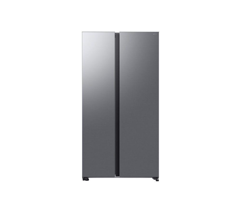 SAMSUNG Bespoke AI Series 7 SpaceMax RS70F67QCTEU American-Style Fridge Freezer - Silver