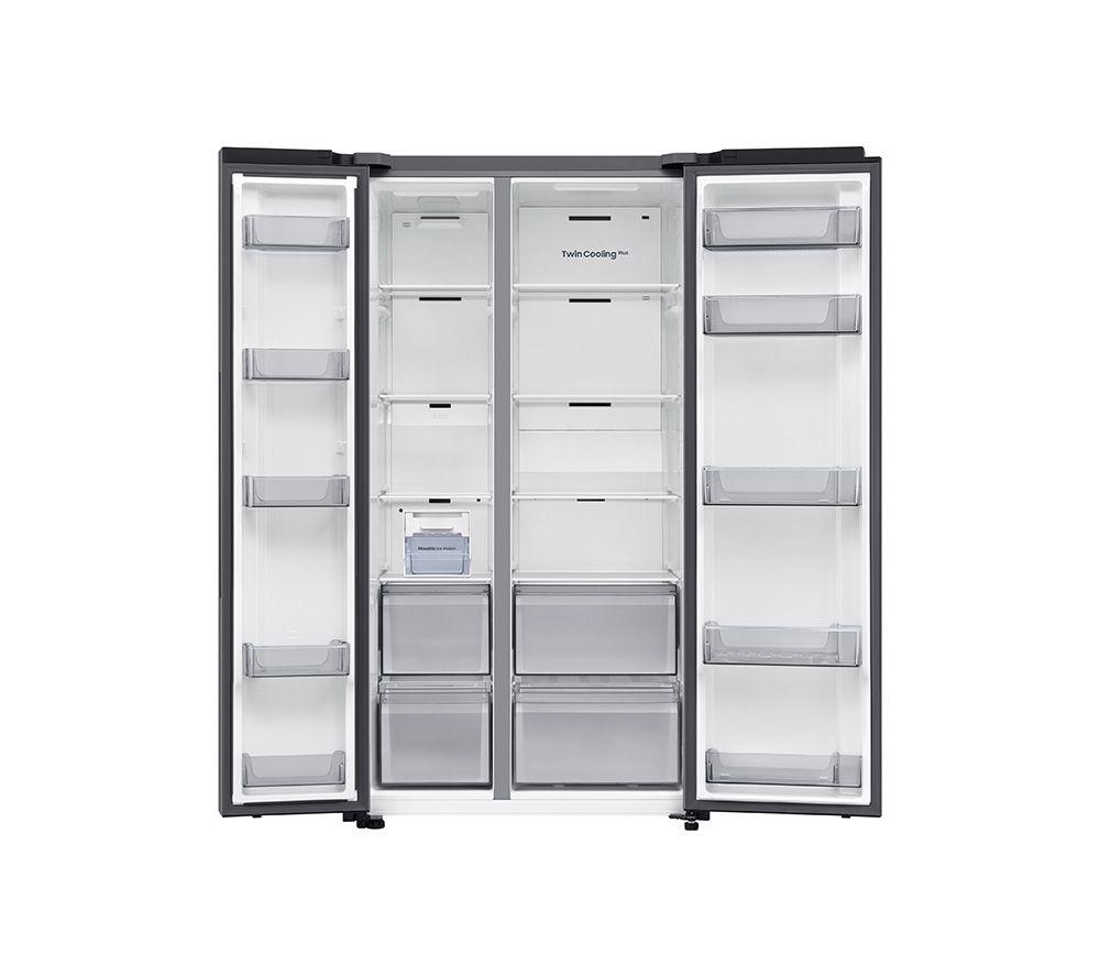 SAMSUNG Bespoke AI Series 7 SpaceMax RS70F67QCTEU American-Style Fridge Freezer - Silver