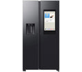 SAMSUNG Bespoke AI Family Hub RS90F66BEFEU American-Style Smart Fridge Freezer with On-device Bixby - Black