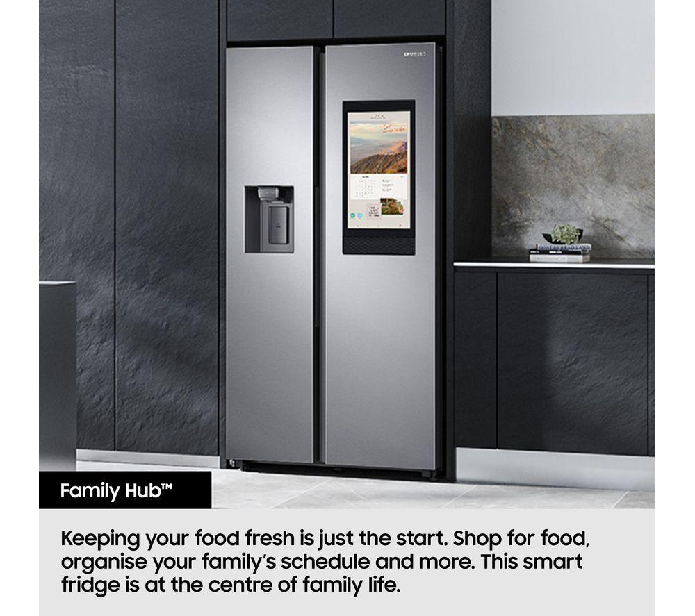 Frigorífico Combi Inteligente Americano Samsung Bespoke AI Family Hub RS90F66BEFEU con Bixby integrado – Negro
