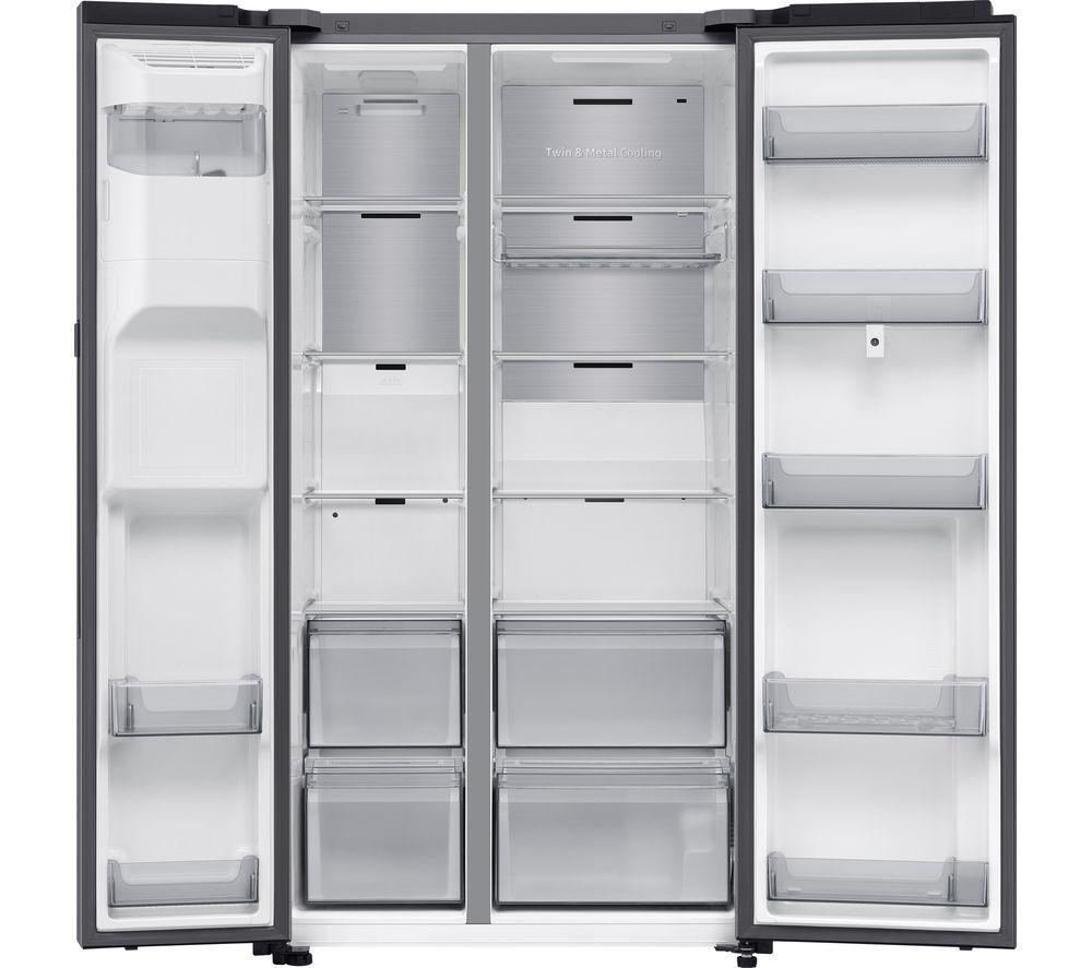 Frigorífico Americano Inteligente SAMSUNG Bespoke AI Family Hub RS90F66BETEU - Plata