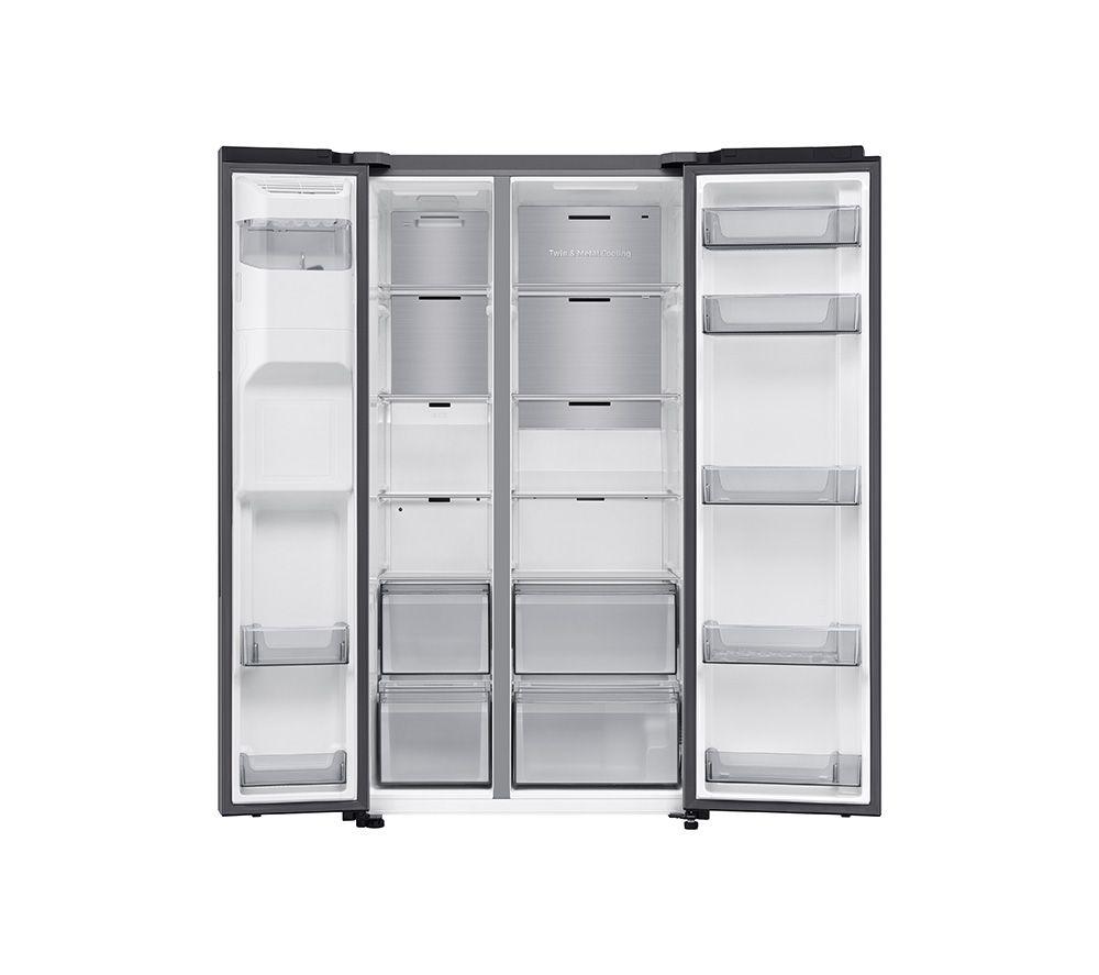 Frigorífico americano SAMSUNG Bespoke AI Series 7 SpaceMax RS70F66KCTEU - Plata