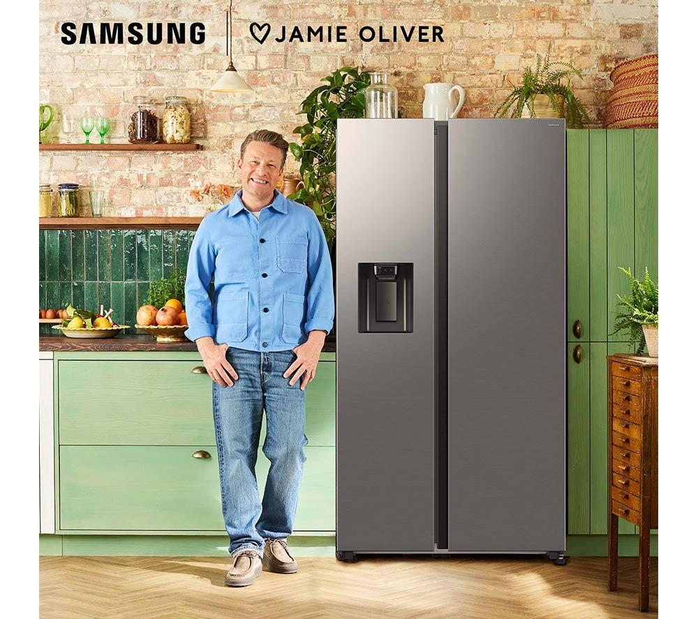 Frigorífico americano SAMSUNG Bespoke AI Series 7 SpaceMax RS70F66KCTEU - Plata