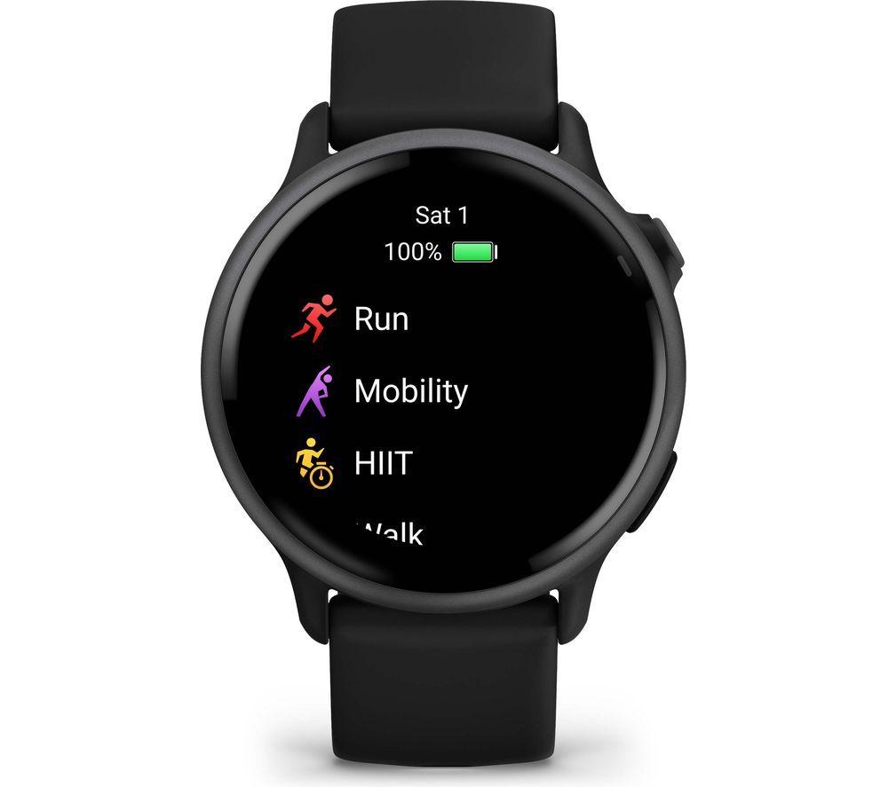 GARMIN vivoactive 6 Smartwatch - Schiefer & Schwarz