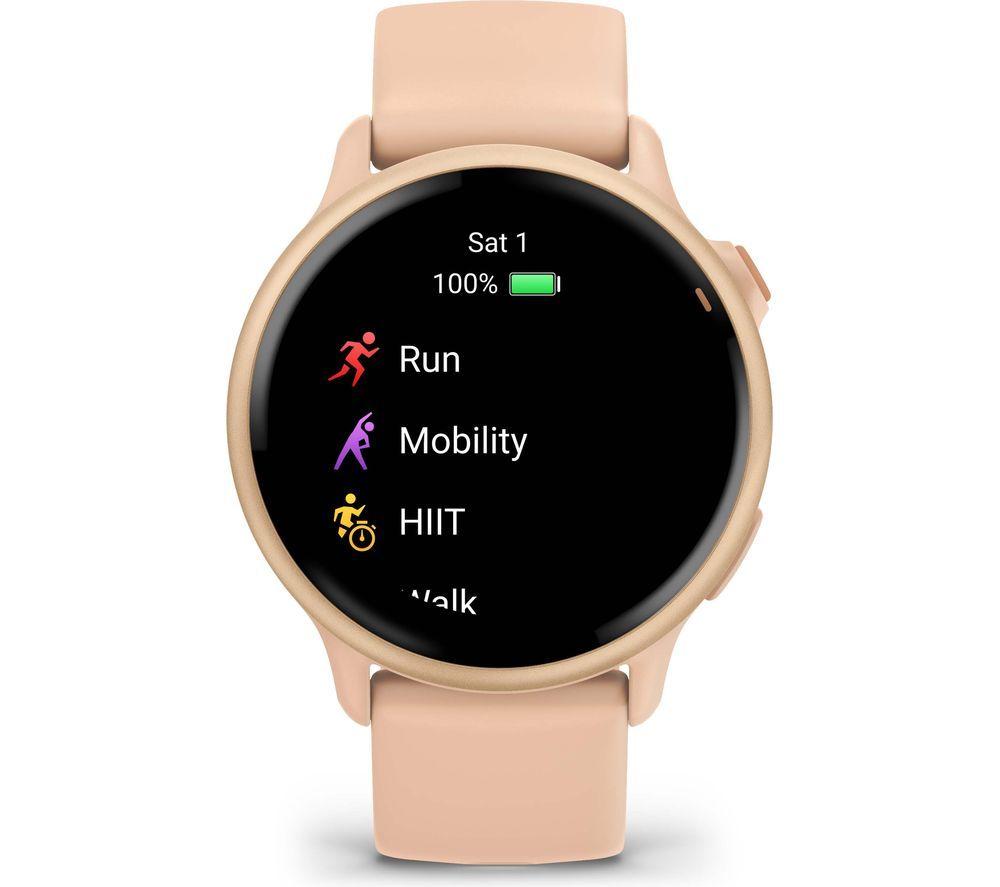 GARMIN vivoactive 6 Smartwatch - Pink Dawn
