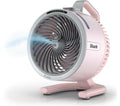 SHARK FlexBreeze HydroGo FA050UKPK Portable 6.8" Misting Turbo Fan - Ballet Pink & Cool Gray