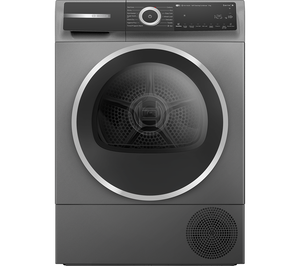 BOSCH Series 6 Plus WQH246DRGB WiFi-enabled 9 kg Heat Pump Tumble Dryer - Grey