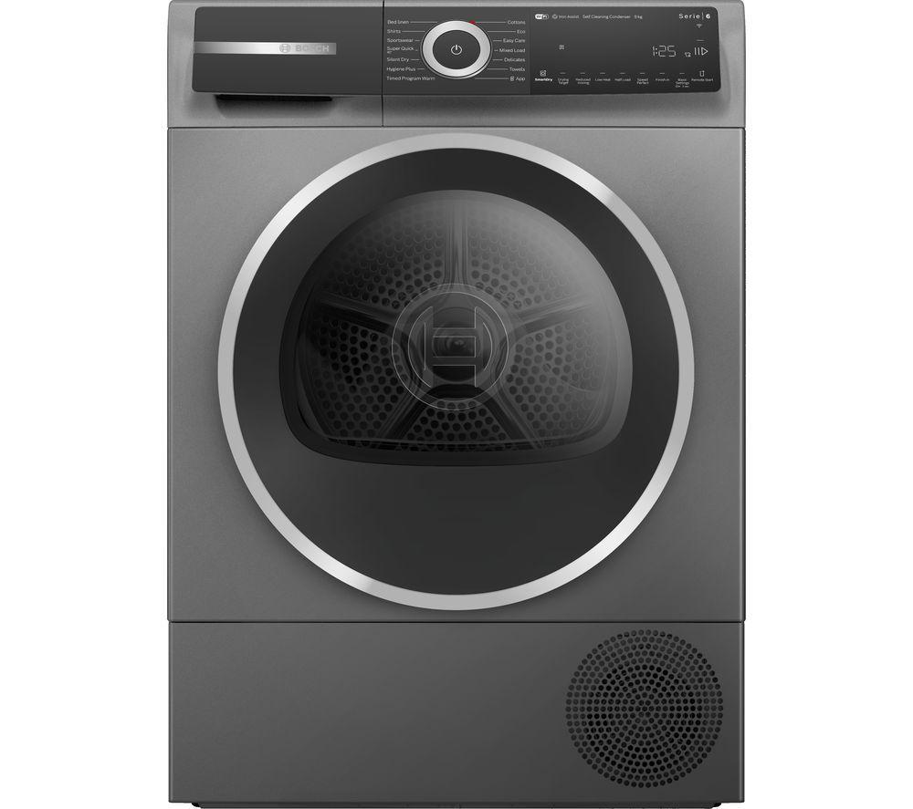 BOSCH Series 6 Plus WQH246DRGB WiFi-enabled 9 kg Heat Pump Tumble Dryer - Grey