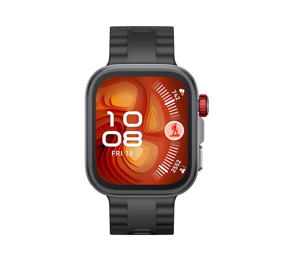 HUAWEI Watch Fit 4 Pro - Titanium Black, Fluoroelastomerarmband