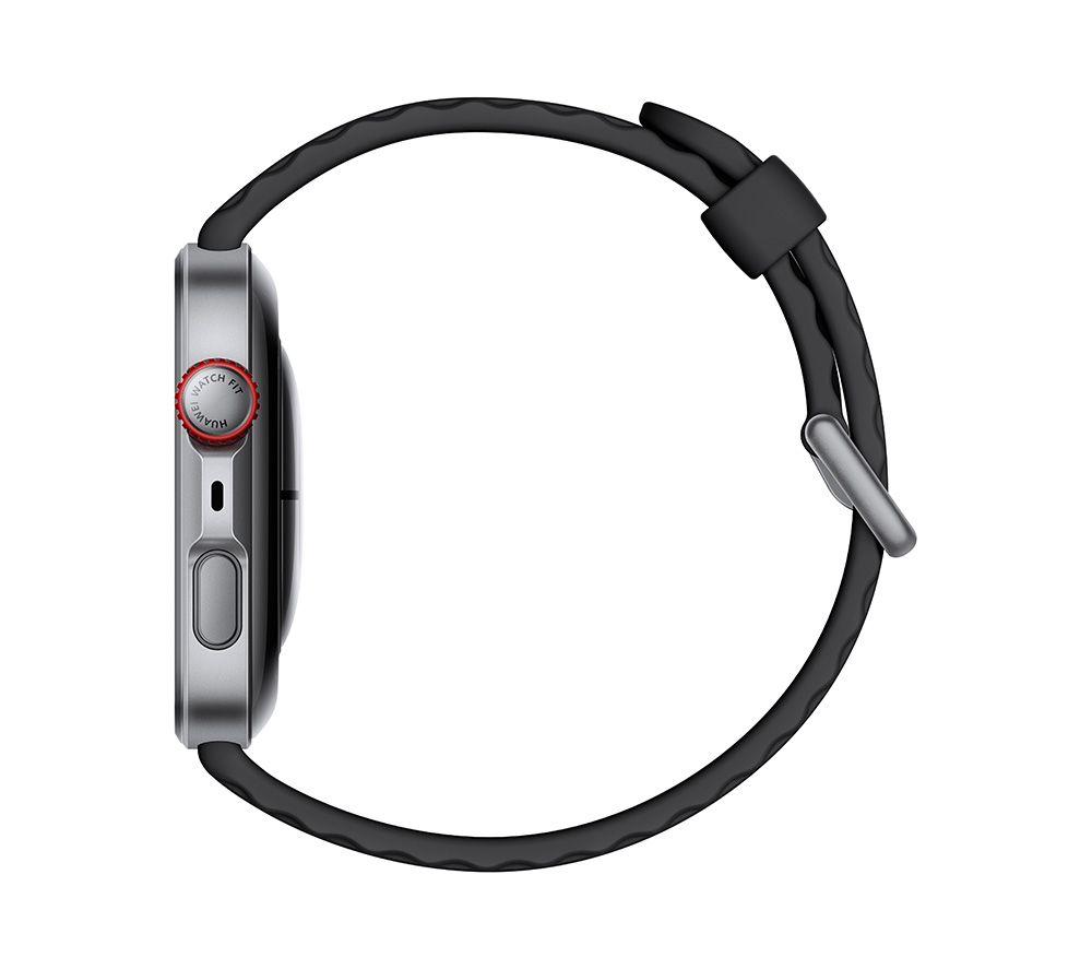 HUAWEI Watch Fit 4 Pro - Titanium Black, Fluoroelastomerarmband