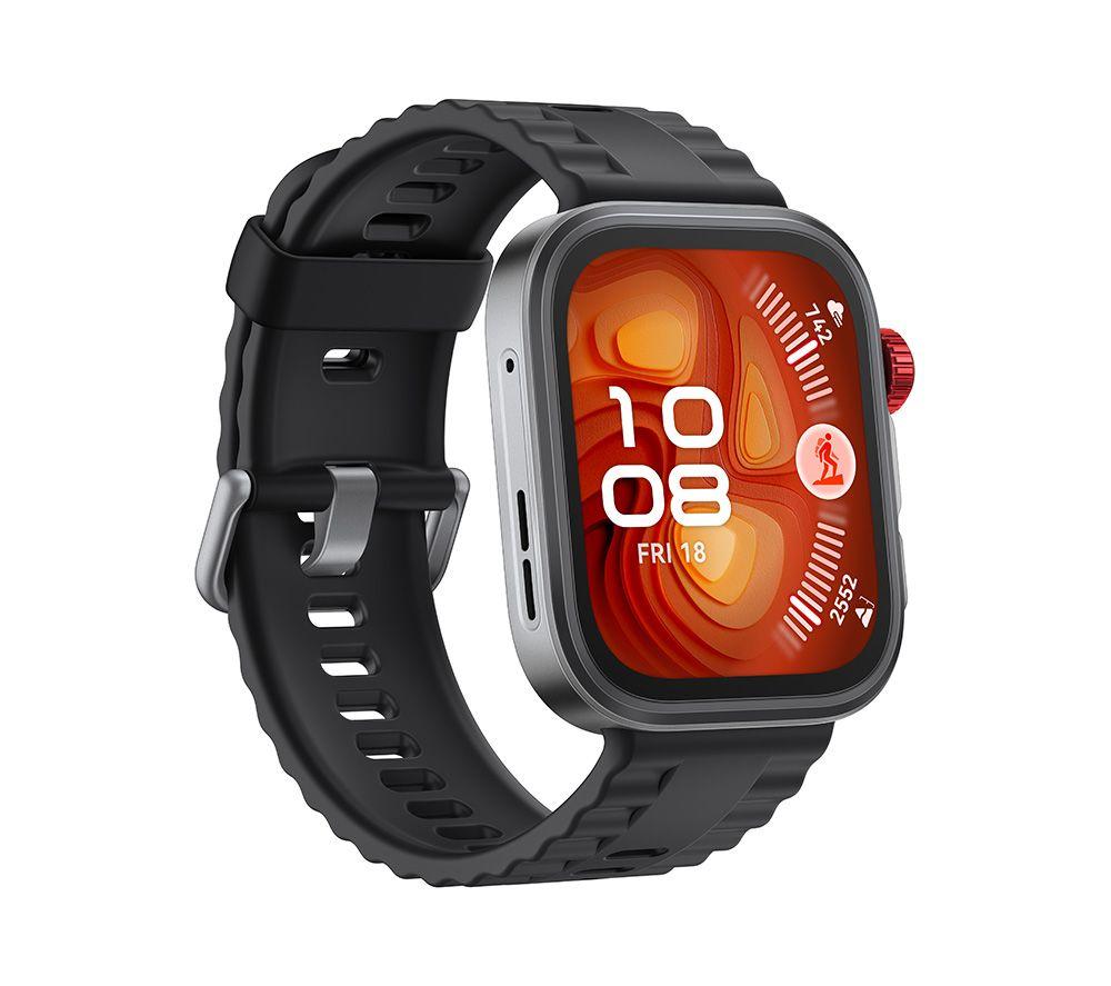 HUAWEI Watch Fit 4 Pro - Titanium Black, Fluoroelastomerarmband