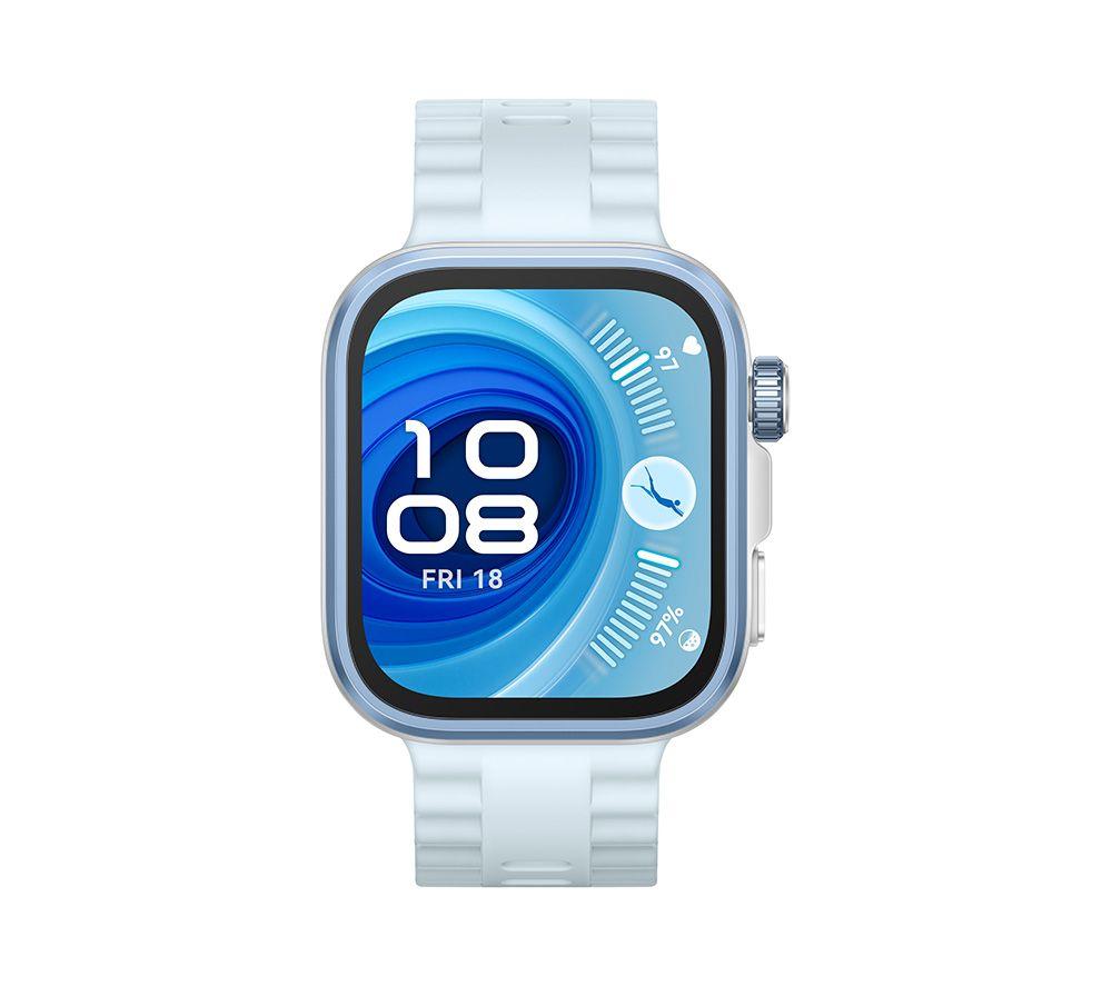 HUAWEI Watch Fit 4 Pro – Titaniumblau, Fluorelastomer-Armband