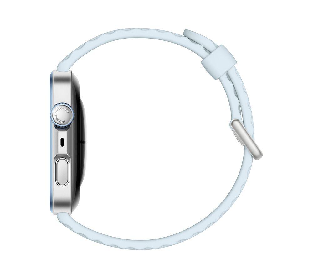 HUAWEI Watch Fit 4 Pro – Titaniumblau, Fluorelastomer-Armband