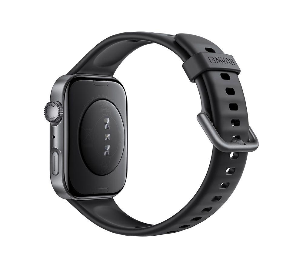 HUAWEI Watch Fit 4 - Aluminium Alloy Black, Fluoroelastomer Strap