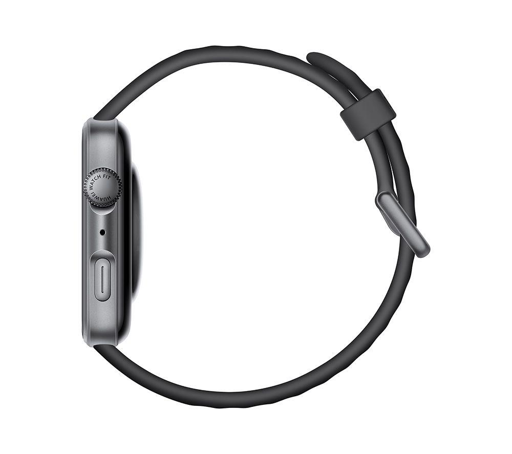 HUAWEI Watch Fit 4 - Aluminium Alloy Black, Fluoroelastomer Strap
