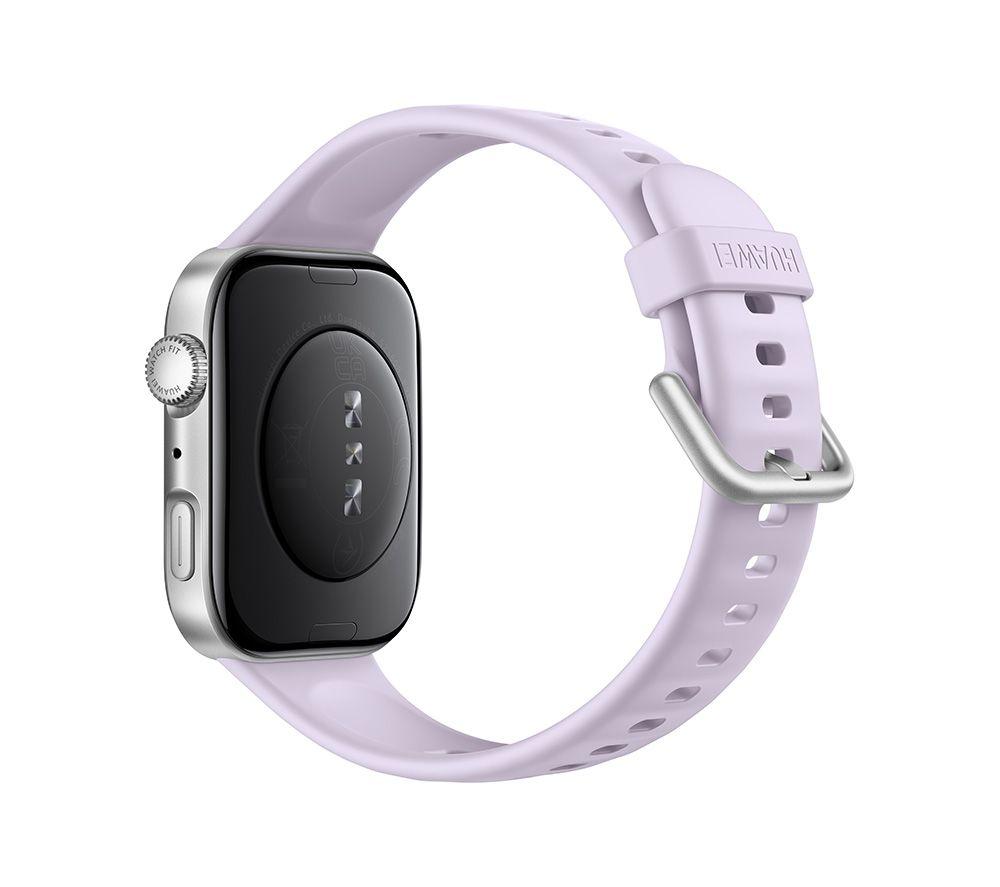 HUAWEI Watch Fit 4 - Aluminiumlegierung, Lila Fluorelastomer-Armband