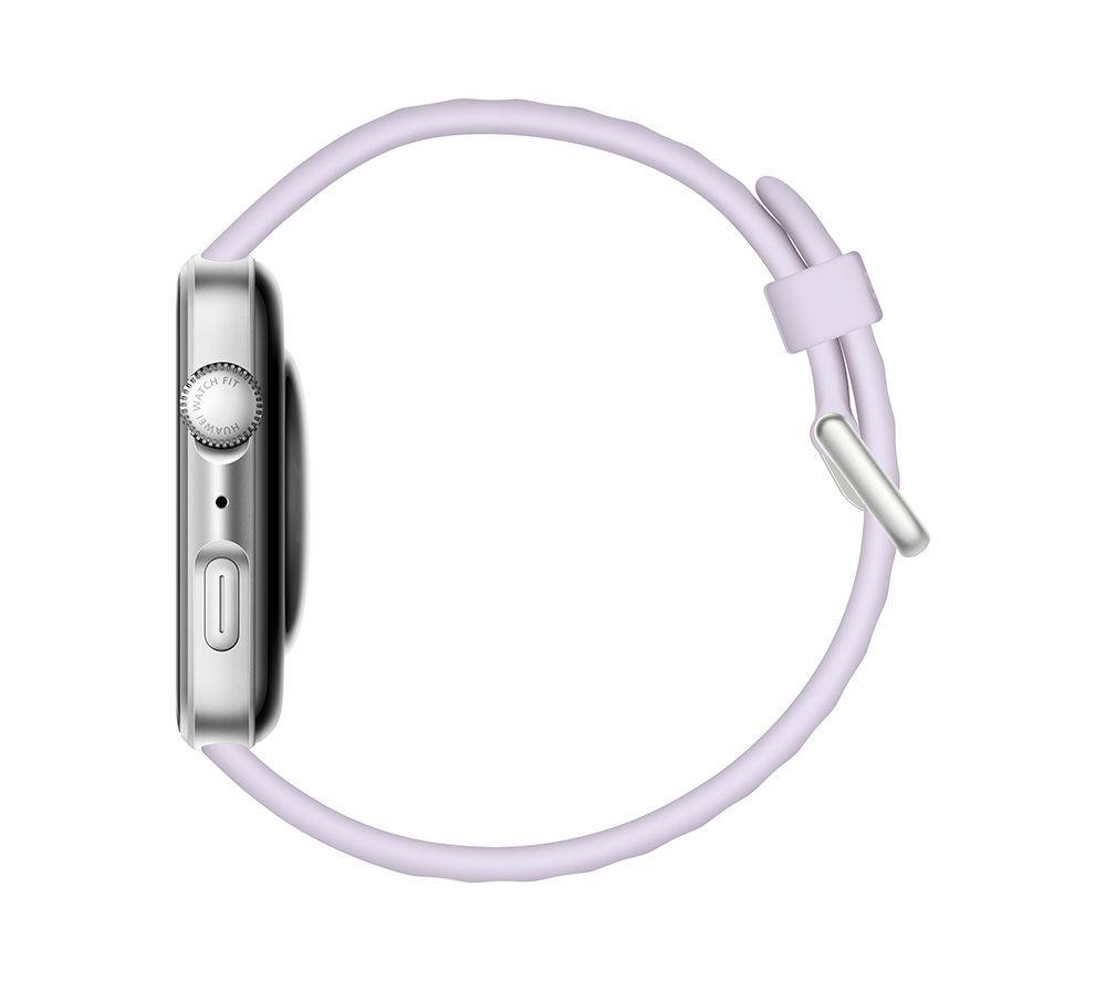 HUAWEI Watch Fit 4 - Aluminiumlegierung, Lila Fluorelastomer-Armband