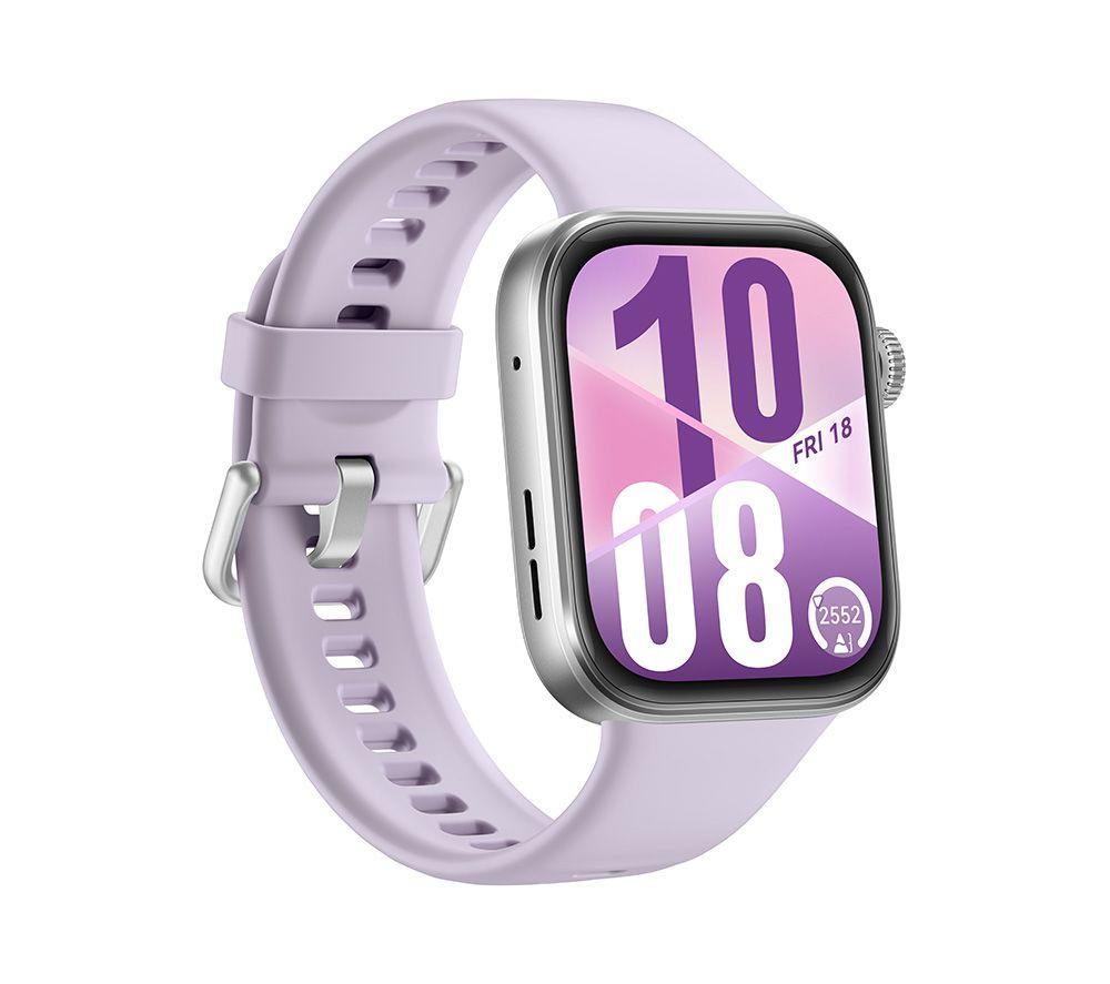 HUAWEI Watch Fit 4 - Aluminiumlegierung, Lila Fluorelastomer-Armband