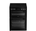 HOTPOINT Multiflow HTE6VDCB1 60 cm Electric Ceramic Cooker - Black