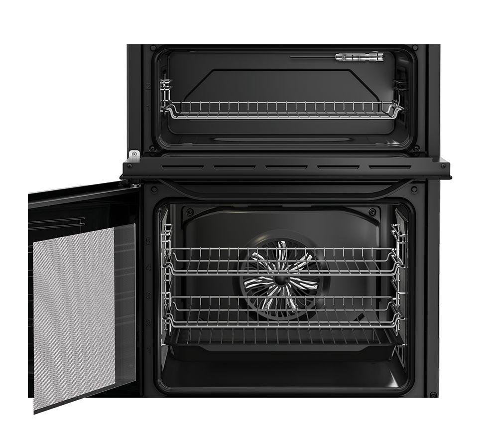 Cocina eléctrica vitrocerámica HOTPOINT Multiflow HTE6VDCB1 de 60 cm - Negra