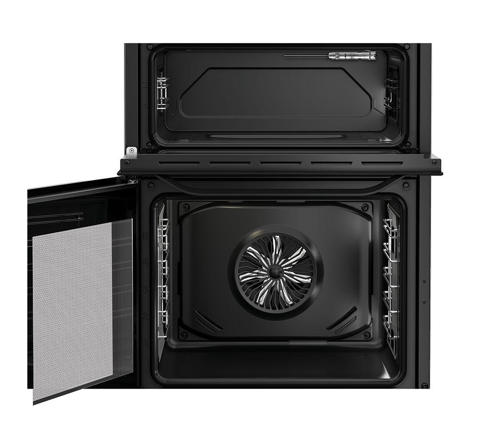 Cocina eléctrica vitrocerámica HOTPOINT Multiflow HTE6VDCB1 de 60 cm - Negra