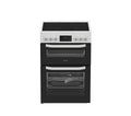 HOTPOINT Multiflow HTE6VDCW 60 cm Electric Ceramic Cooker - White
