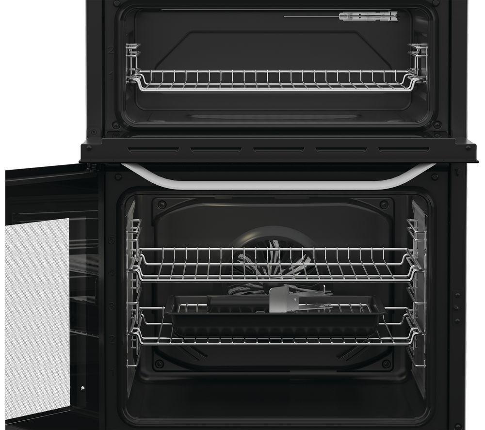 Cocina eléctrica de cerámica HOTPOINT Multiflow HTE6VDCW de 60 cm - Blanca