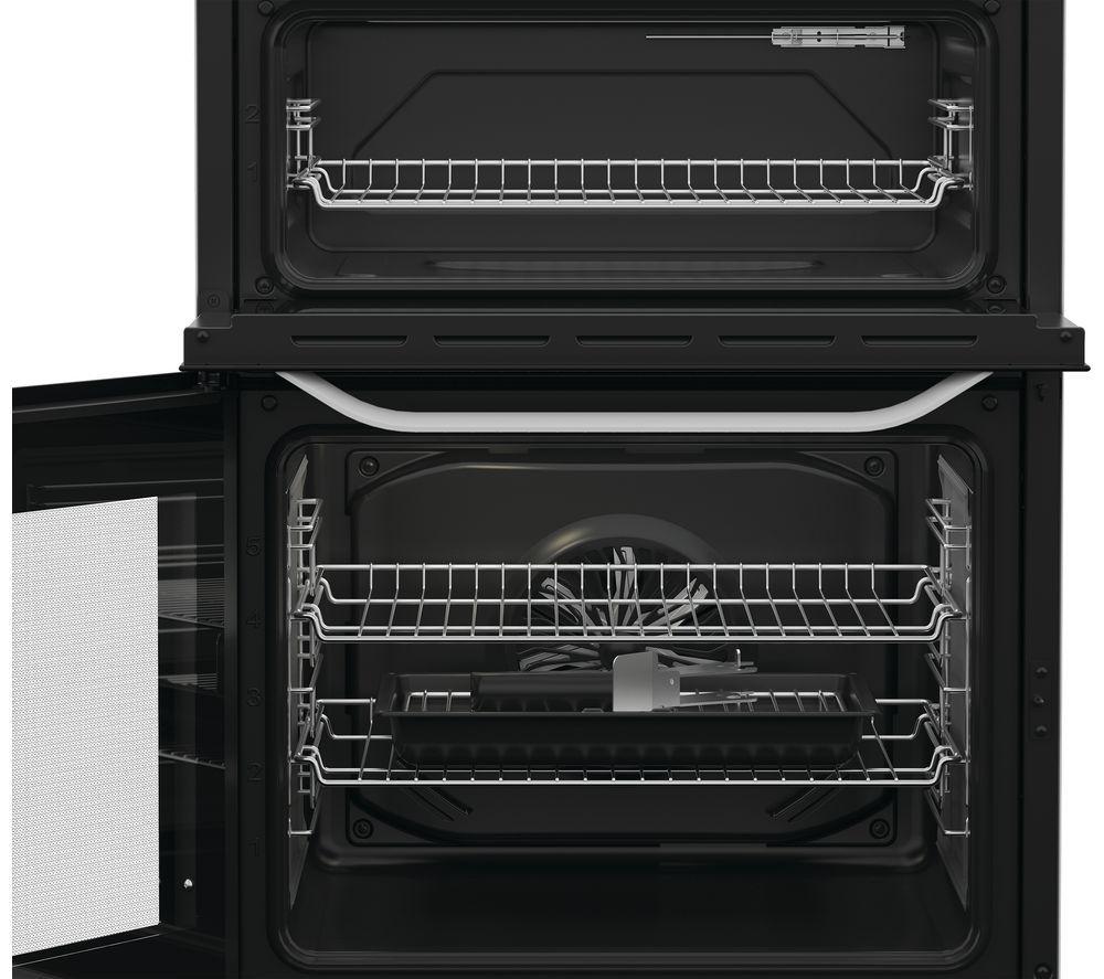 Cocina eléctrica de cerámica HOTPOINT Multiflow HTE6VDCW de 60 cm - Blanca