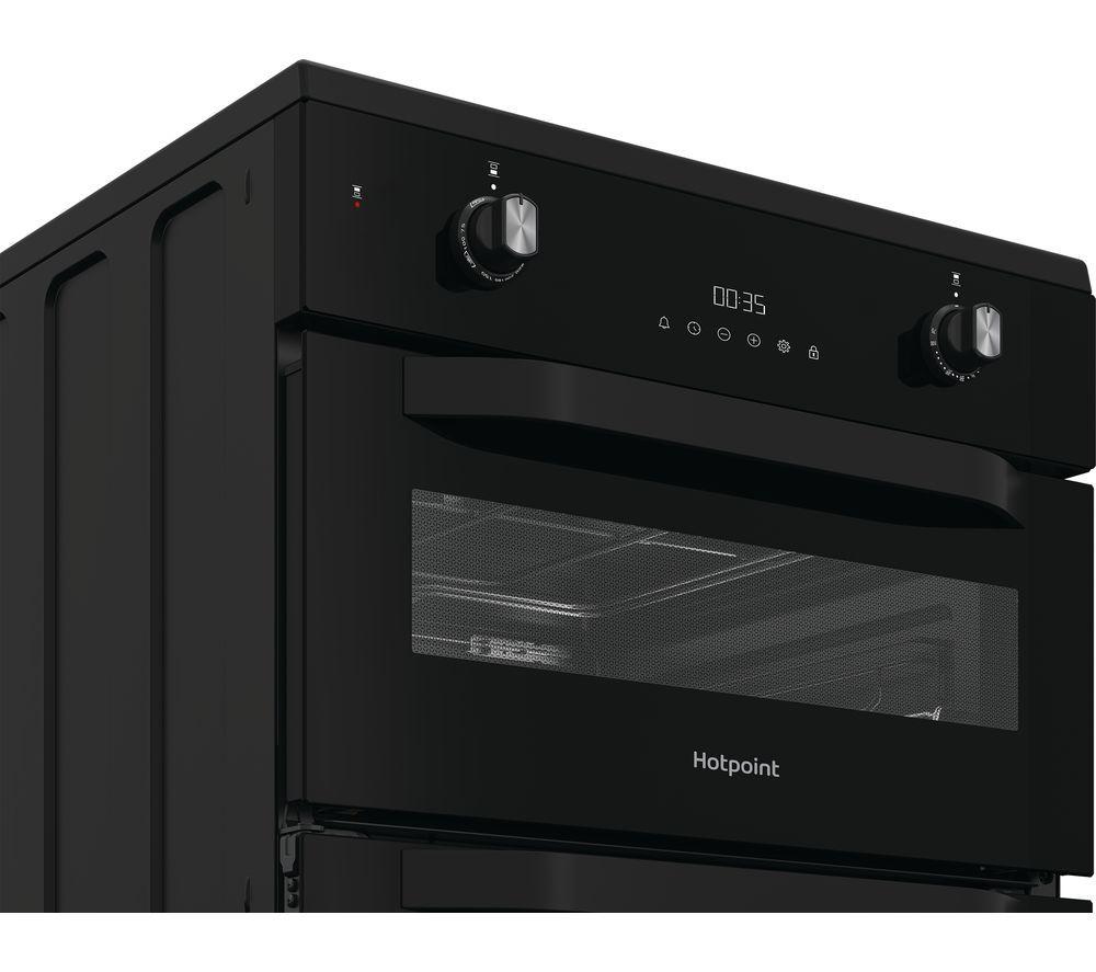 HOTPOINT Multiflow HDE6IDC2B1 Cocina de Inducción Eléctrica de 60 cm - Negra