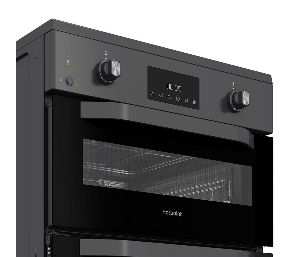 HOTPOINT Multiflow HDE6IDC2SA 60 cm Elektro-Induktionsherd - Anthrazit