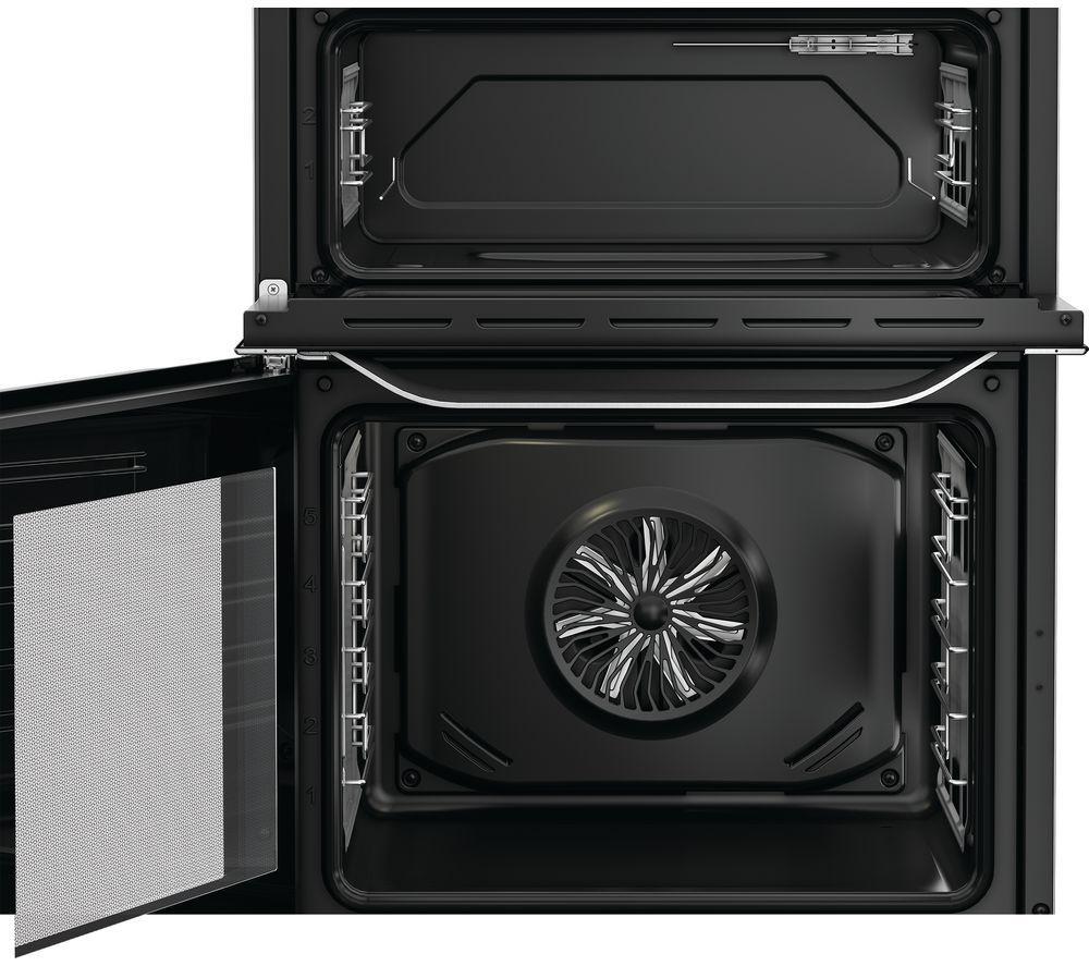 HOTPOINT Multiflow HDE6IDC2X Cocina de inducción eléctrica de 60 cm - Acero inoxidable
