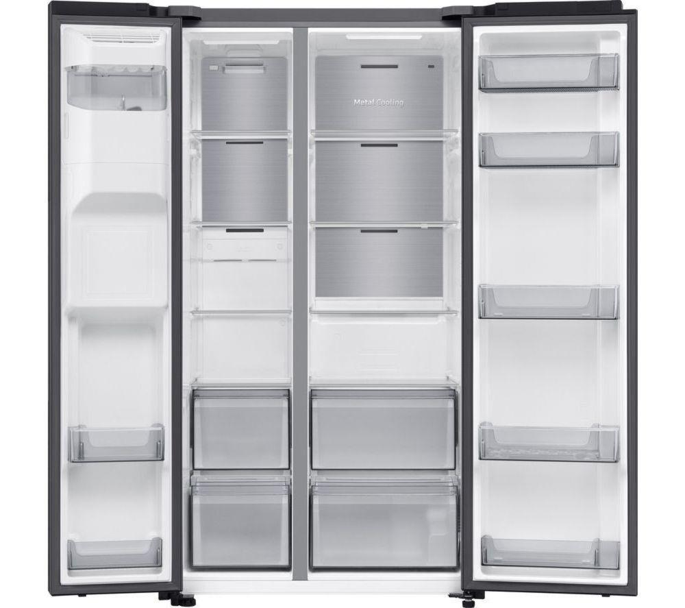 SAMSUNG Series 6 SpaceMax RS70F64KEFEU American-Style Smart Fridge Freezer - Black