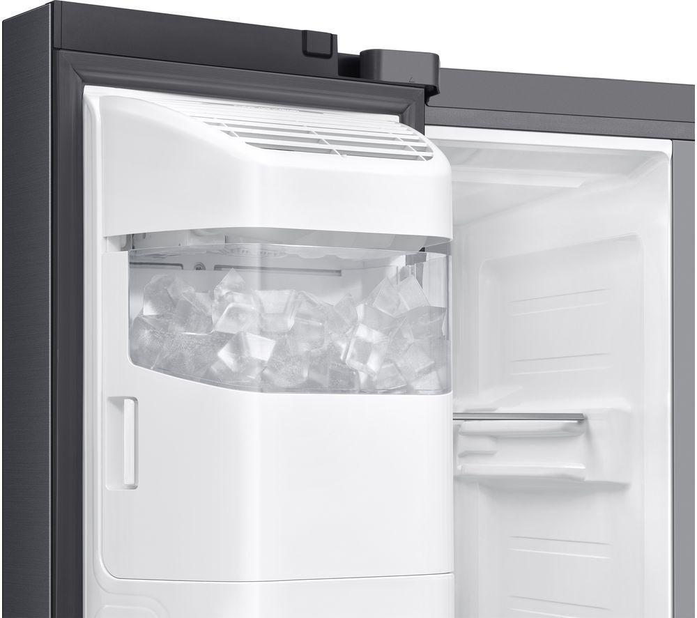 Frigorífico Combi Americano Inteligente SAMSUNG Bespoke AI Series 6 SpaceMax RS70F64KDFEU - Negro