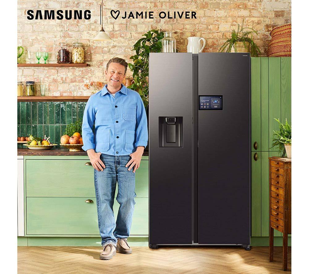 Frigorífico Combi Americano Smart SAMSUNG Bespoke AI Series 9 Family Hub 9” RS90F64EDFEU – Negro