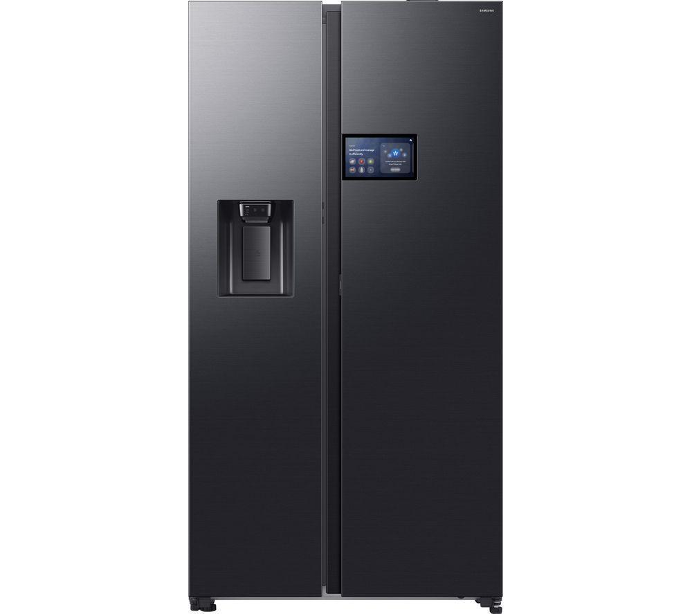 SAMSUNG Bespoke AI Series 9 Family Hub 9” RS90F64EDFEU American-Style Smart Fridge Freezer - Black