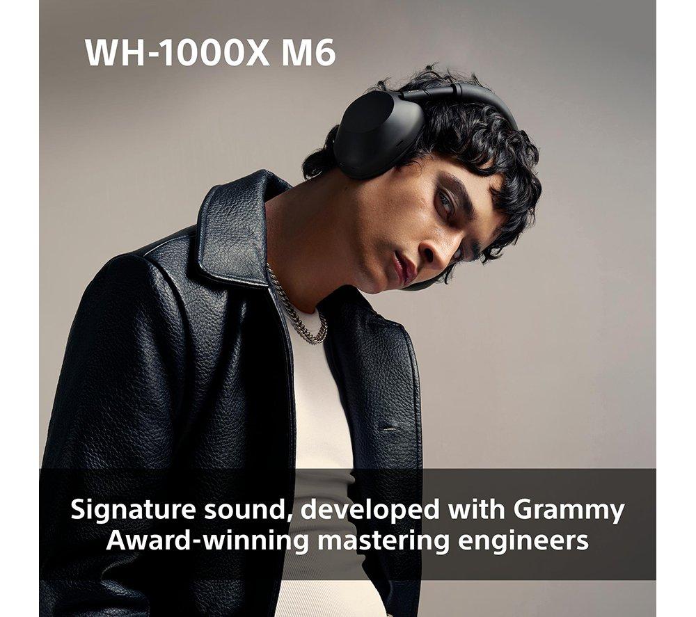 SONY WH-1000XM6 Wireless Bluetooth Noise-Cancelling Headphones - Silver