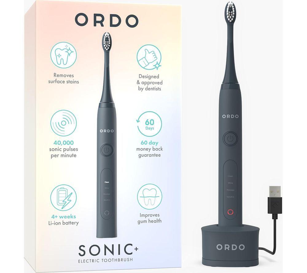 ORDO Sonic+ Electric Toothbrush - Charcoal Grey