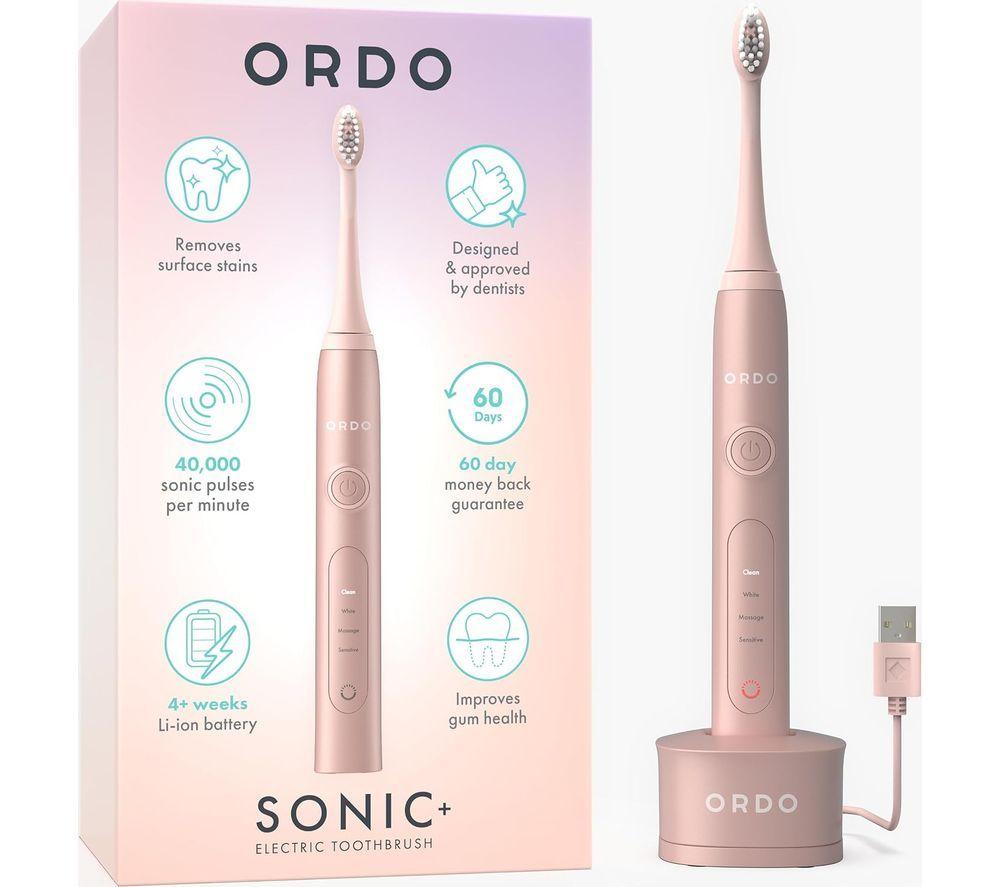 ORDO Sonic+ Electric Toothbrush - Rose Gold