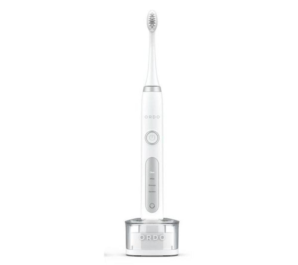 ORDO Sonic+ Electric Toothbrush - White & Silver