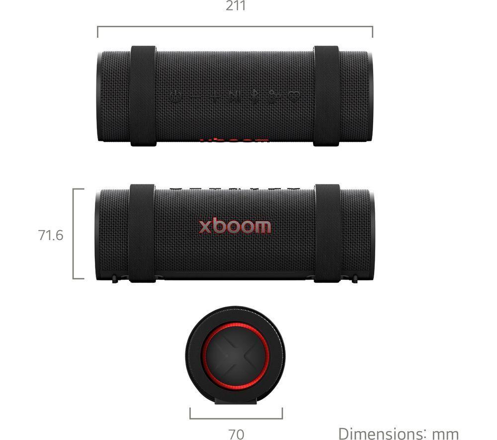 Altavoz Bluetooth portátil LG XBOOM Go - Negro