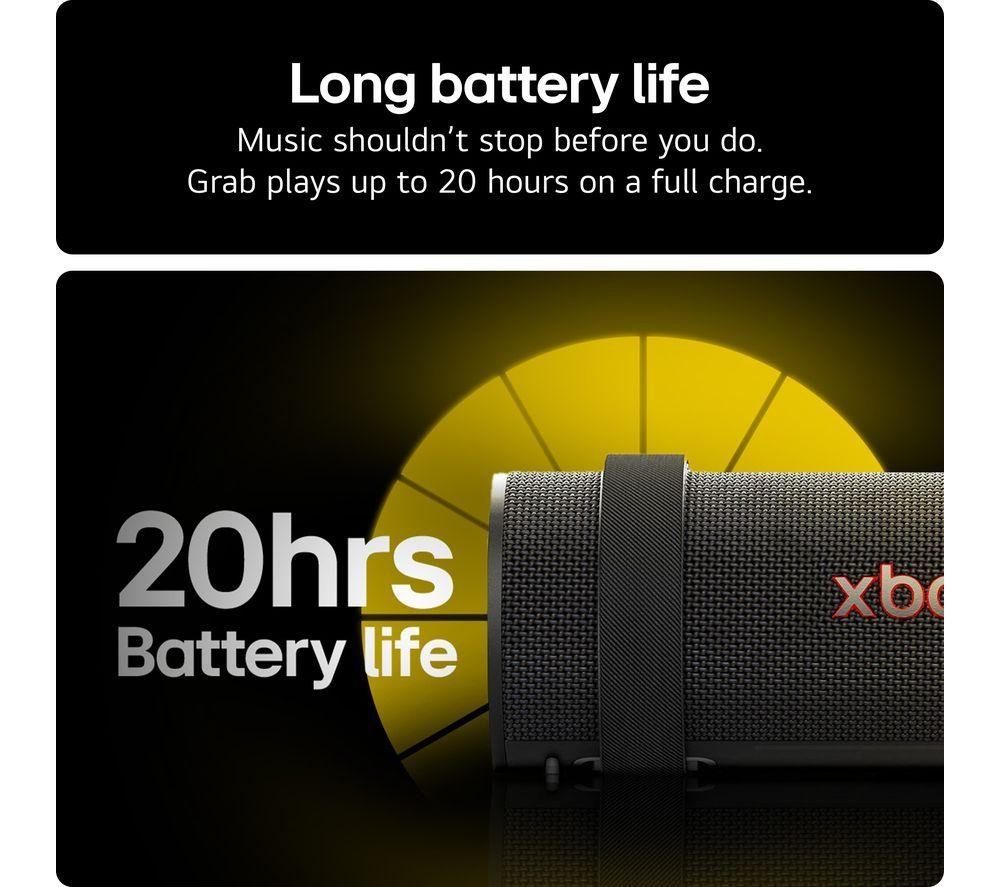 Altavoz Bluetooth portátil LG XBOOM Go - Negro