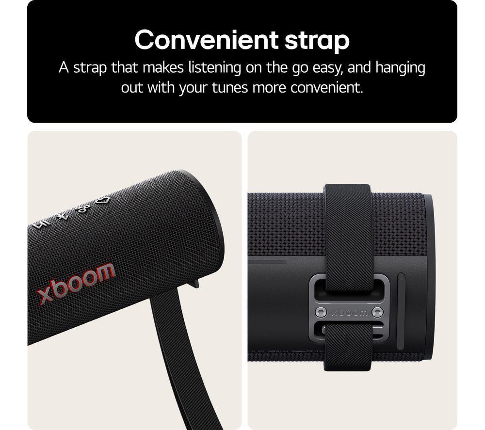 Altavoz Bluetooth portátil LG XBOOM Go - Negro