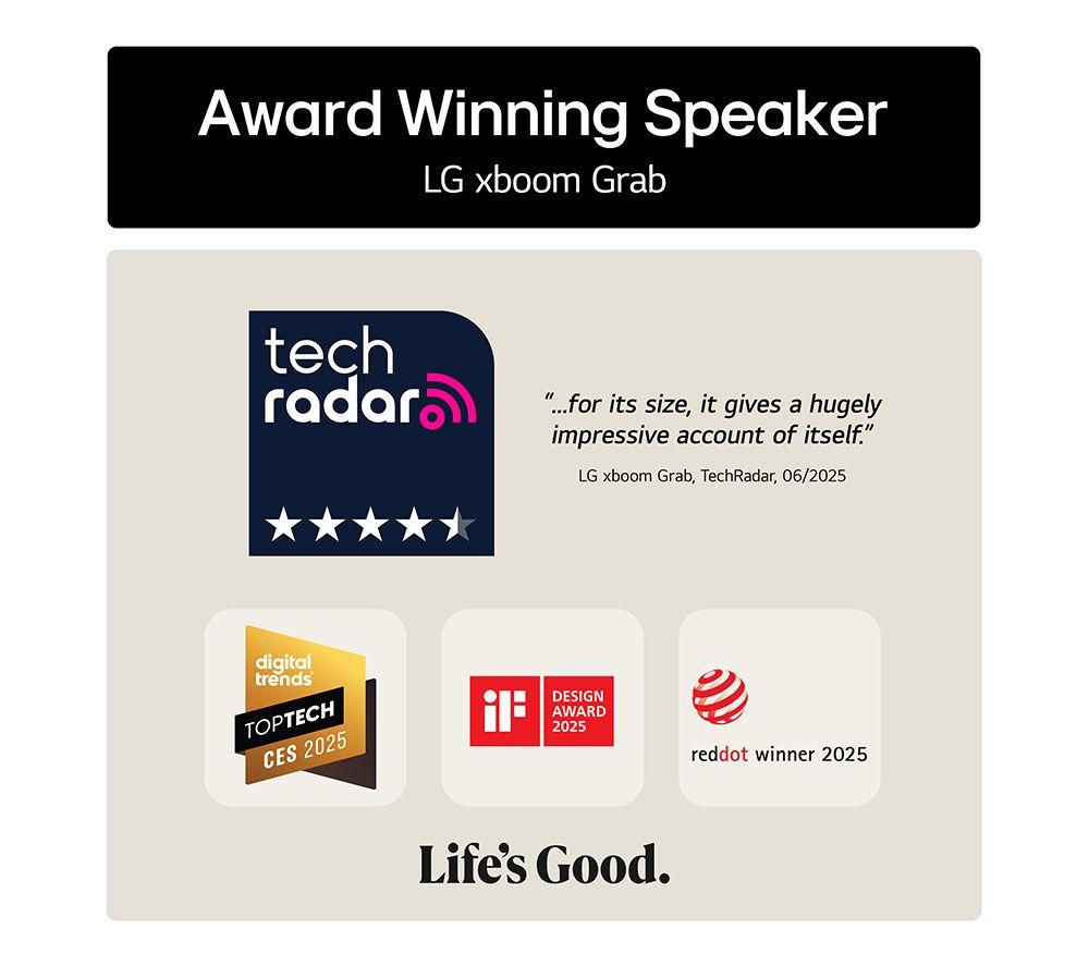 Altavoz Bluetooth portátil LG XBOOM Go - Negro