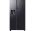 SAMSUNG Bespoke Series 9 Family Hub 9” RS90F64EEFEU American-Style Smart Fridge Freezer - Black