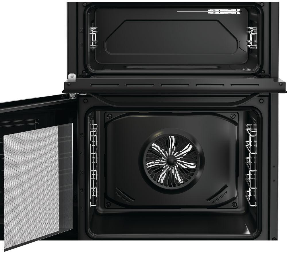 HOTPOINT HDE6VDB1 Cocina eléctrica de cerámica de 60 cm - Negra