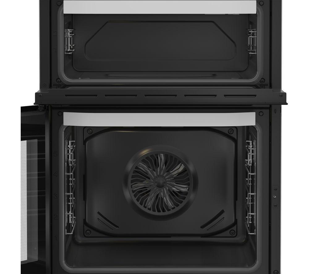Cocina eléctrica vitrocerámica HOTPOINT Multiflow HDE6VDW 60 cm - Blanca