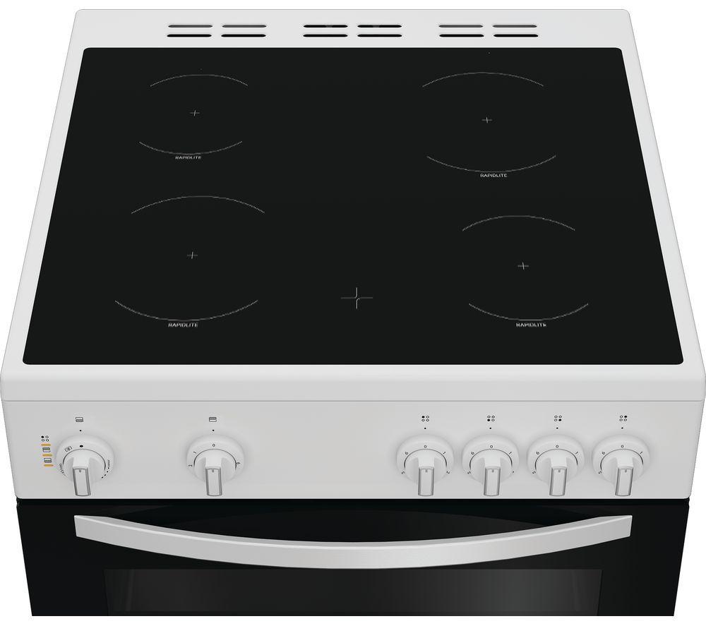 INDESIT ITE6VMW 60 cm Electric Ceramic Cooker - White
